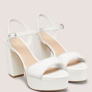 Stuart Weitzman White Heels